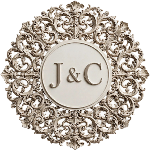 Logotipo con las iniciales J y C